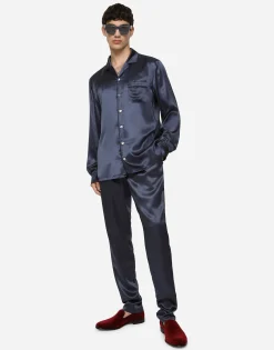 Silk satin shirt