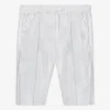 Silk shantung dress pants