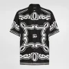 Silk shirt with bandanna print