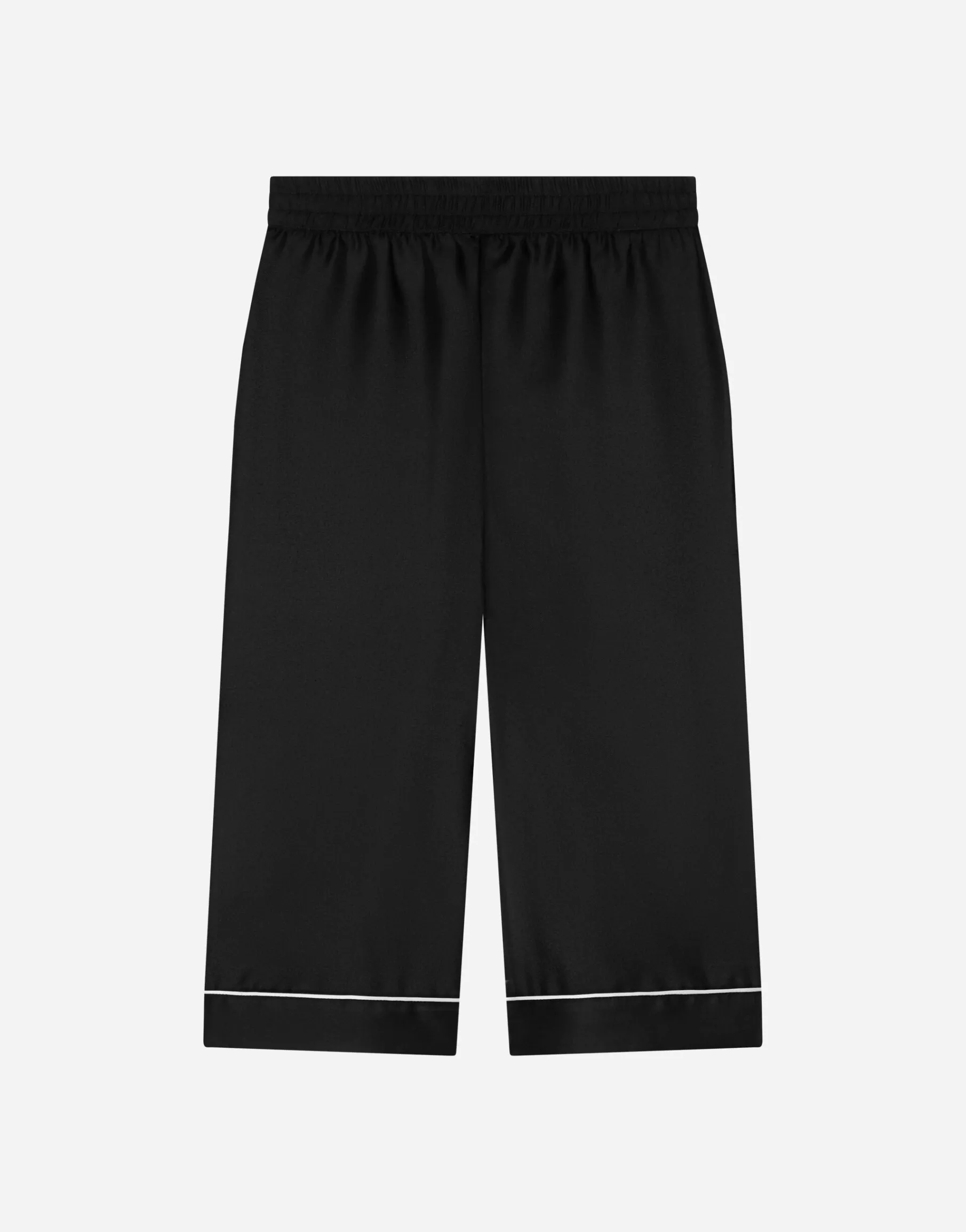 Silk twill pajama pants