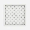 Silk twill scarf with polka-dot print (50x50)