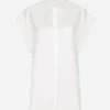 Silk twill shirt
