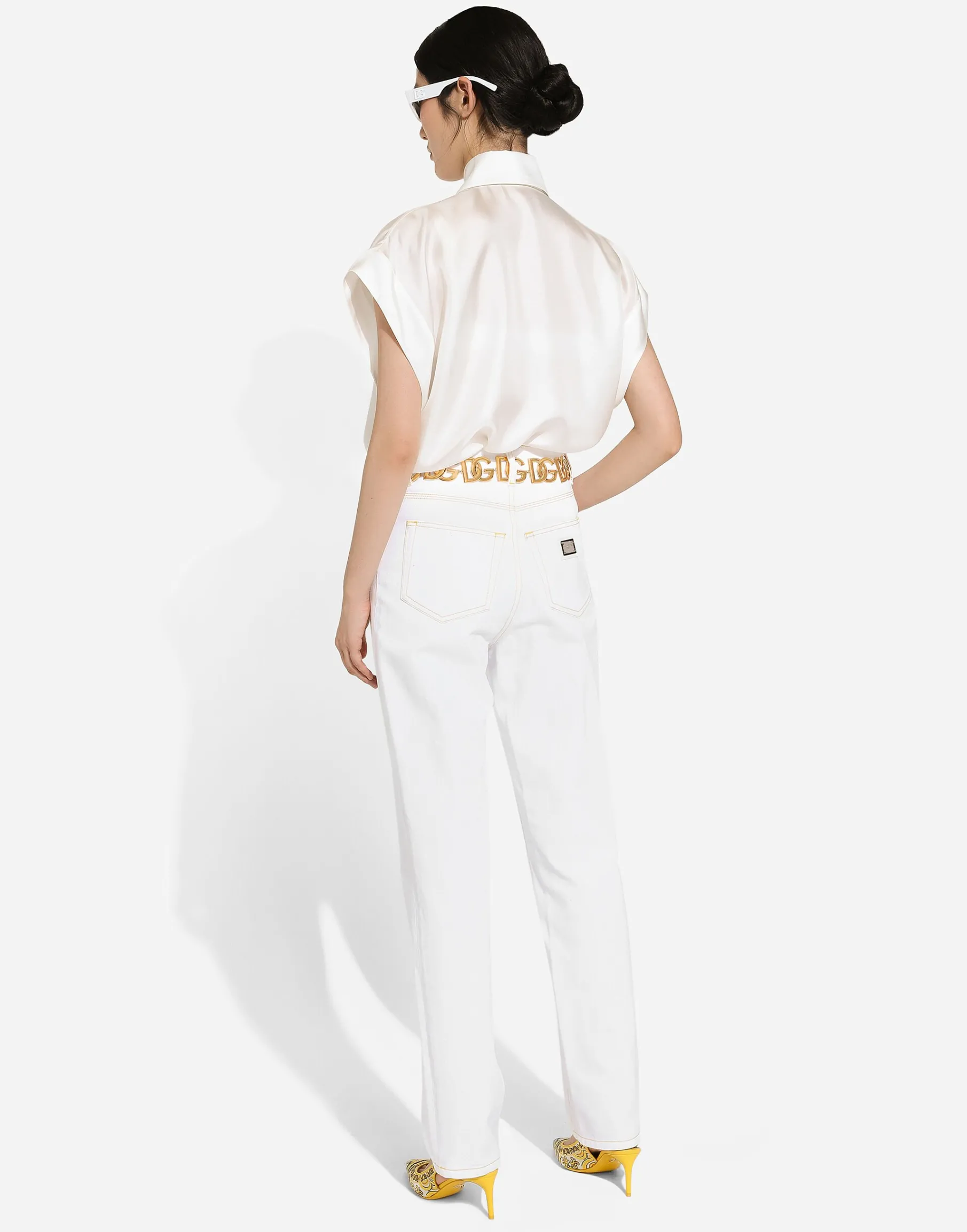 Silk twill shirt