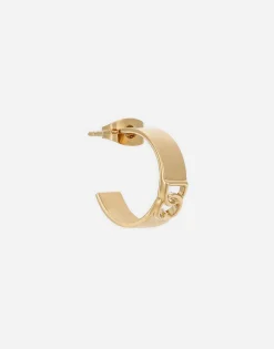 Single earring with butterfly back and cut-out DG logo