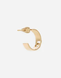 Single earring with butterfly back and cut-out DG logo