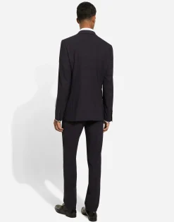 Single-breasted glen plaid Martini-fit suit