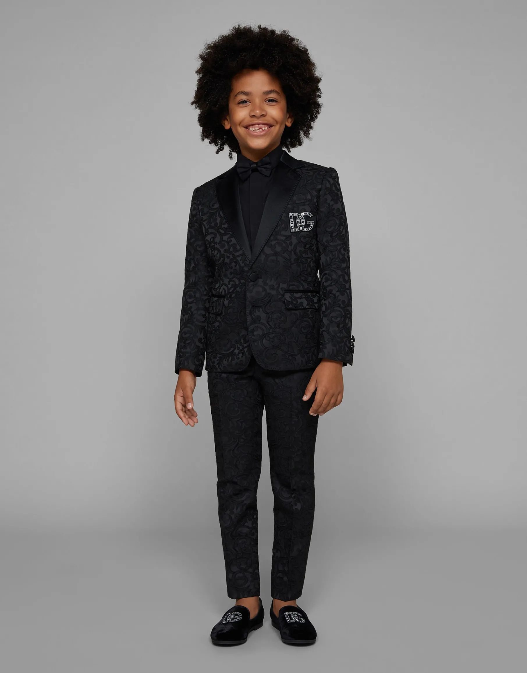 Single-breasted jacquard jacket