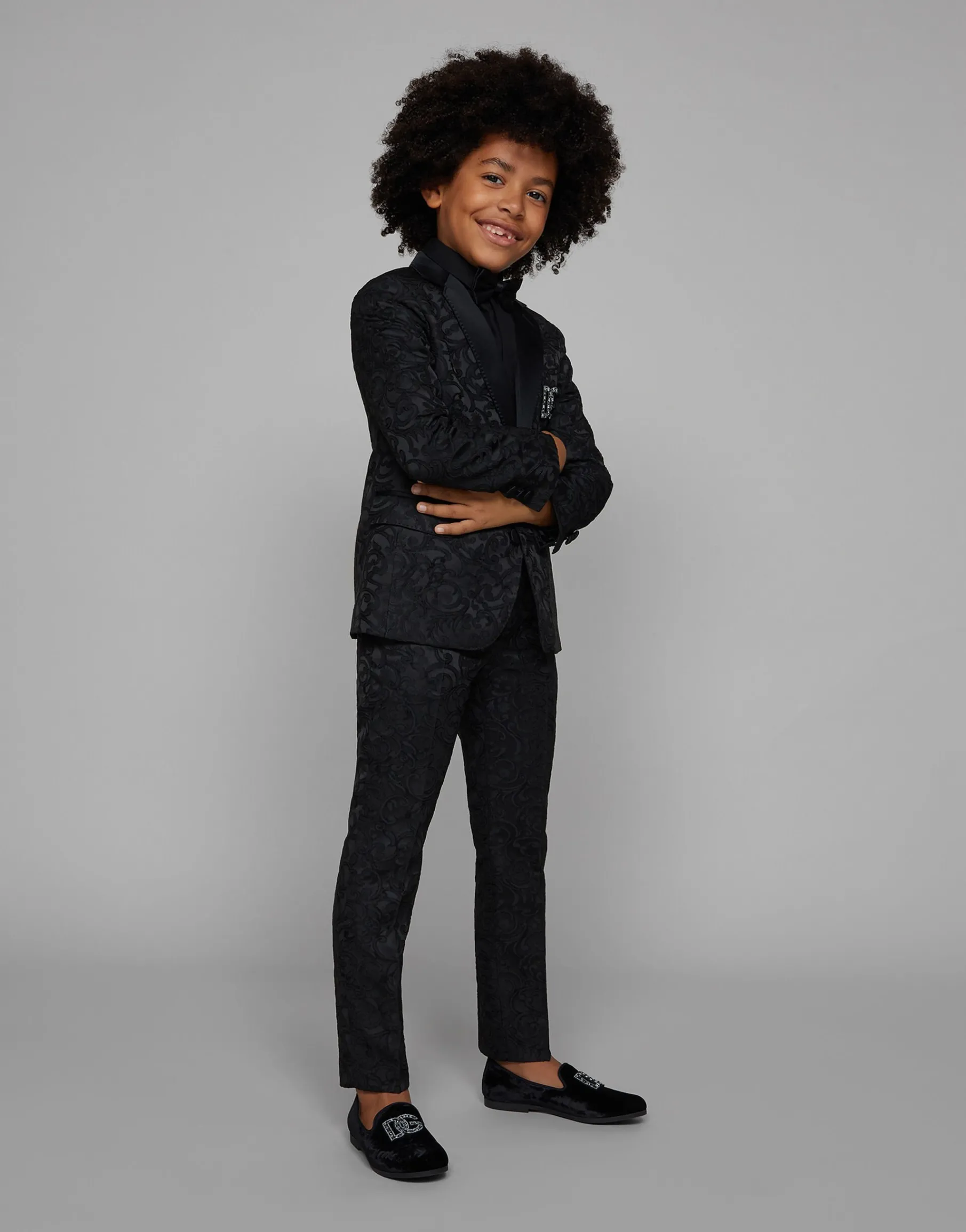 Single-breasted jacquard jacket