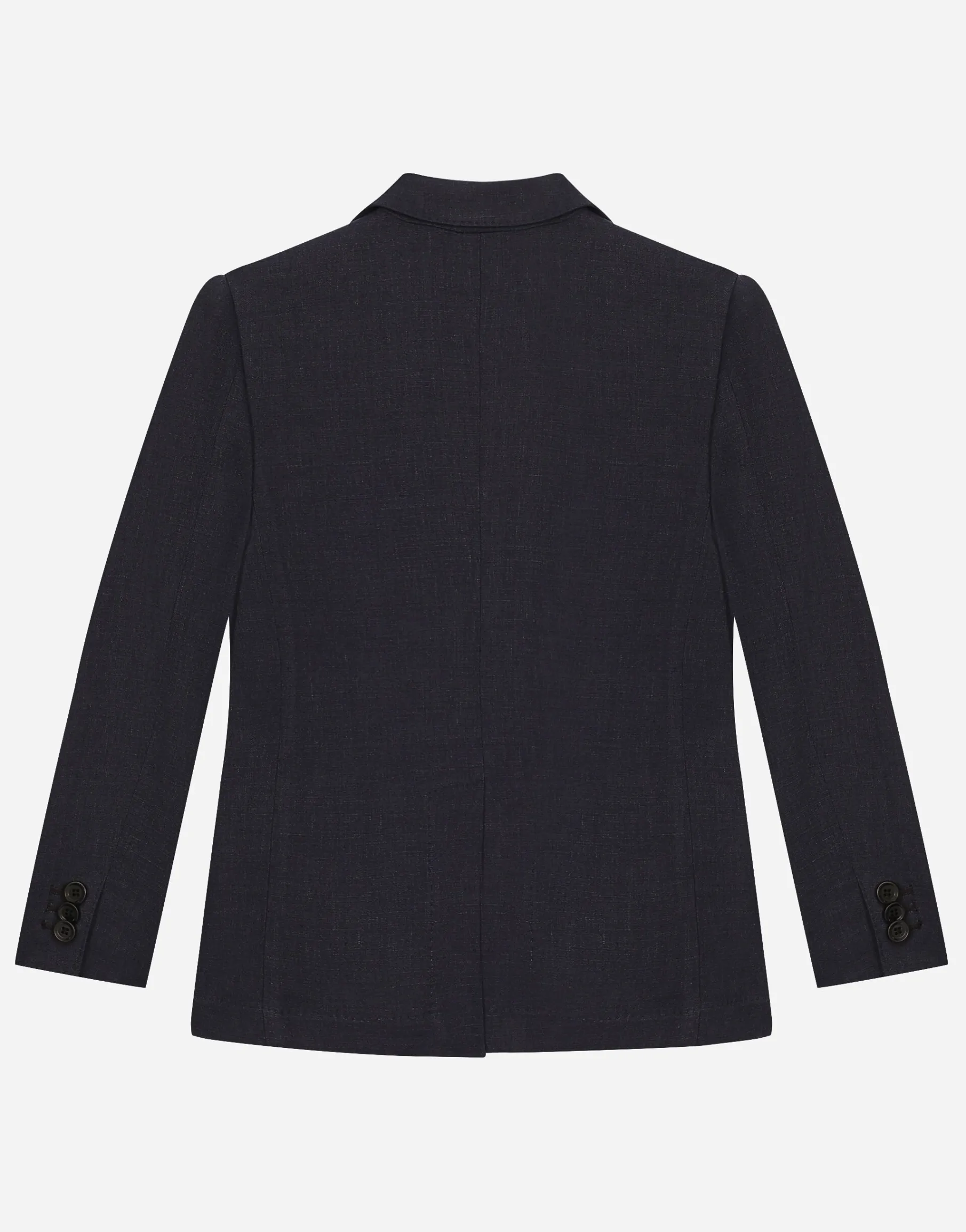 Single-breasted linen jacket