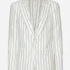 Single-breasted linen Sicilia-fit jacket