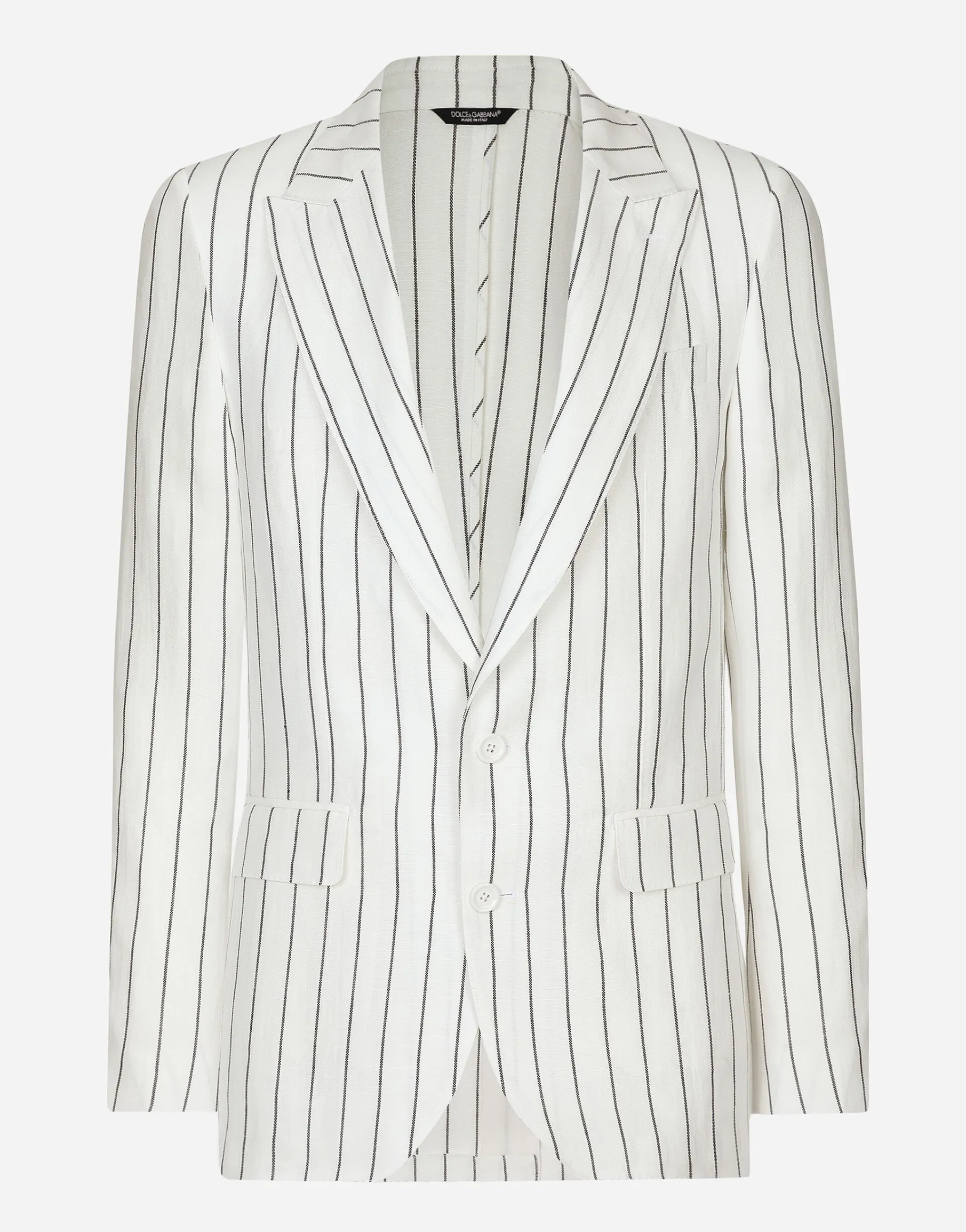 Single-breasted linen Sicilia-fit jacket