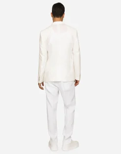 Single-breasted linen Sicilia-fit jacket