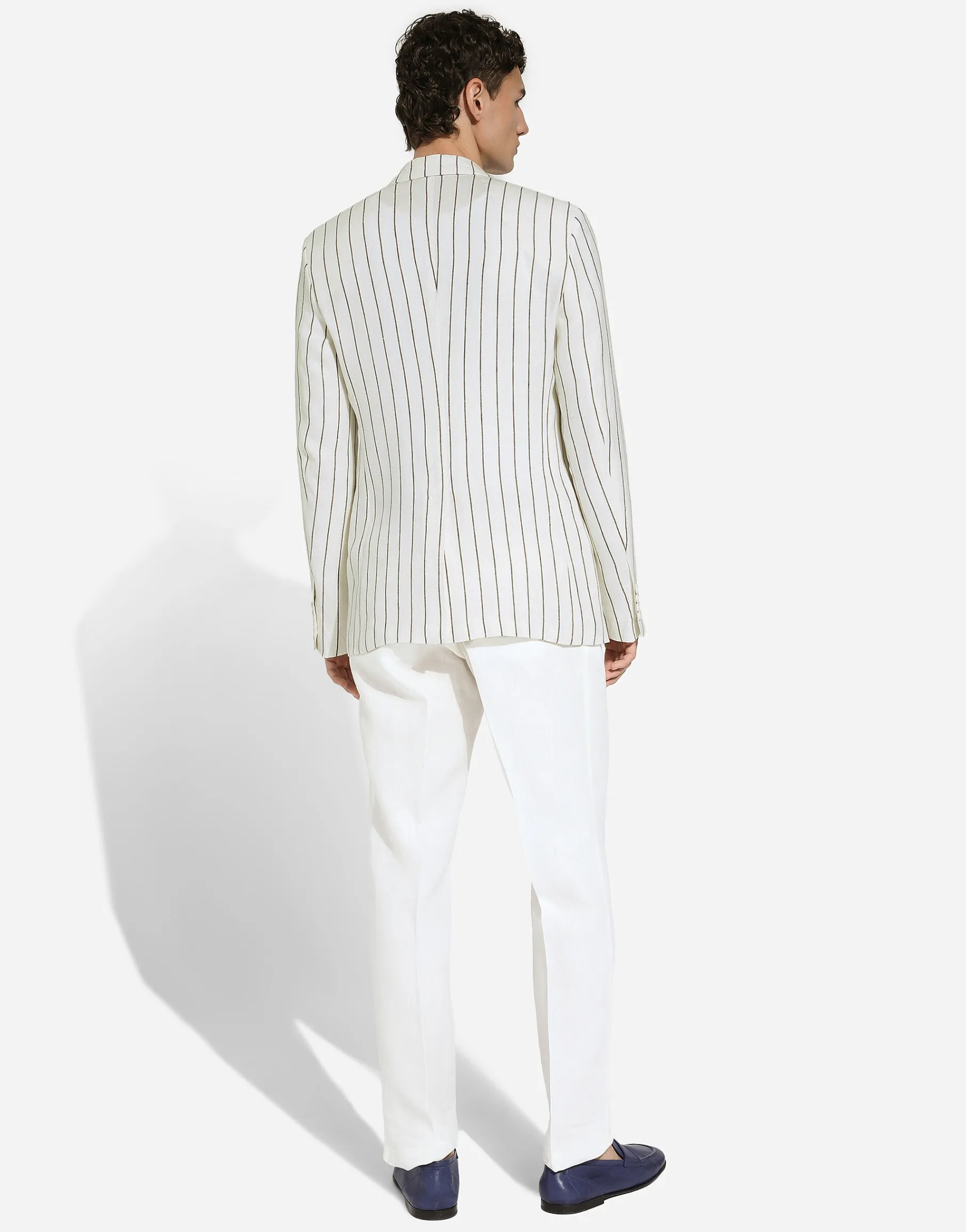 Single-breasted linen Sicilia-fit jacket