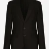 Single-breasted linen Taormina jacket