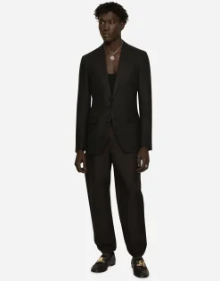 Single-breasted linen Taormina jacket