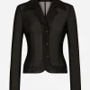 Single-breasted marquisette Dolce jacket