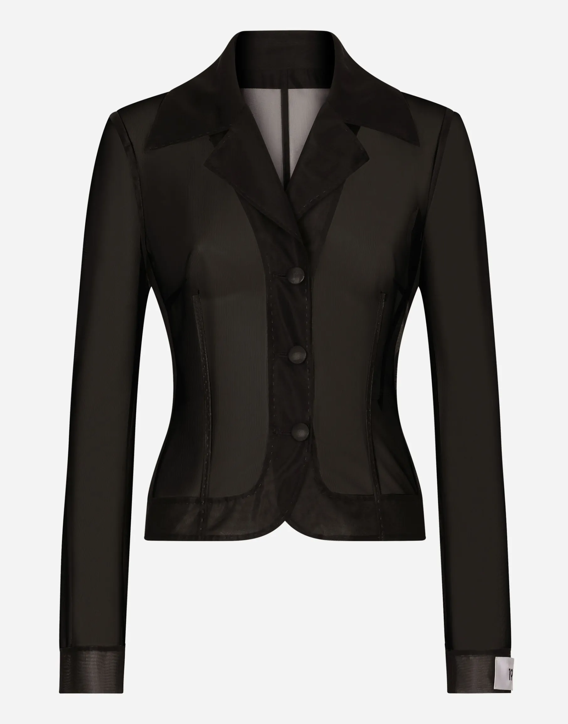Single-breasted marquisette Dolce jacket