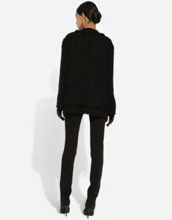 Single-breasted rush-stitch jacket