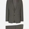 Single-breasted stretch wool Martini-fit suit