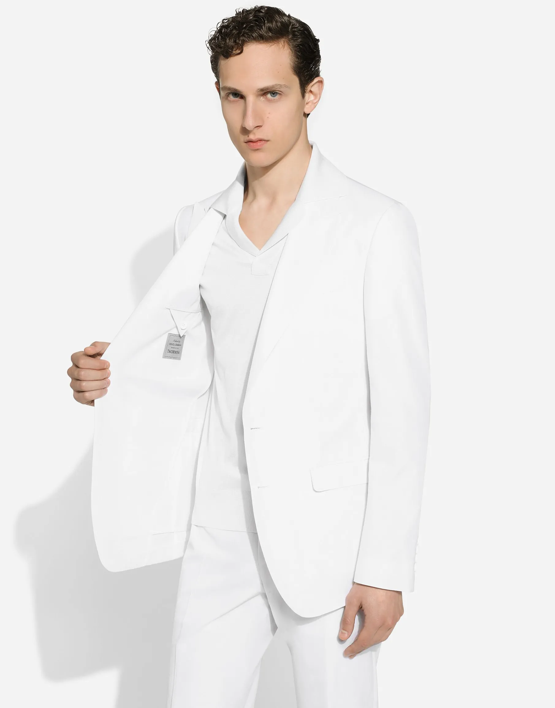 Single-breasted Taormina-fit suit