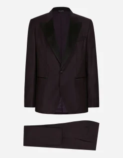 Single-breasted tuxedo suit