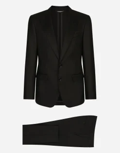 Single-breasted tuxedo suit