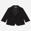 Single-breasted tuxedo suit in stretch wool
