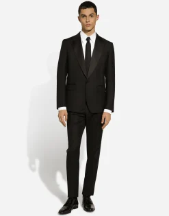 Single-breasted tuxedo suit