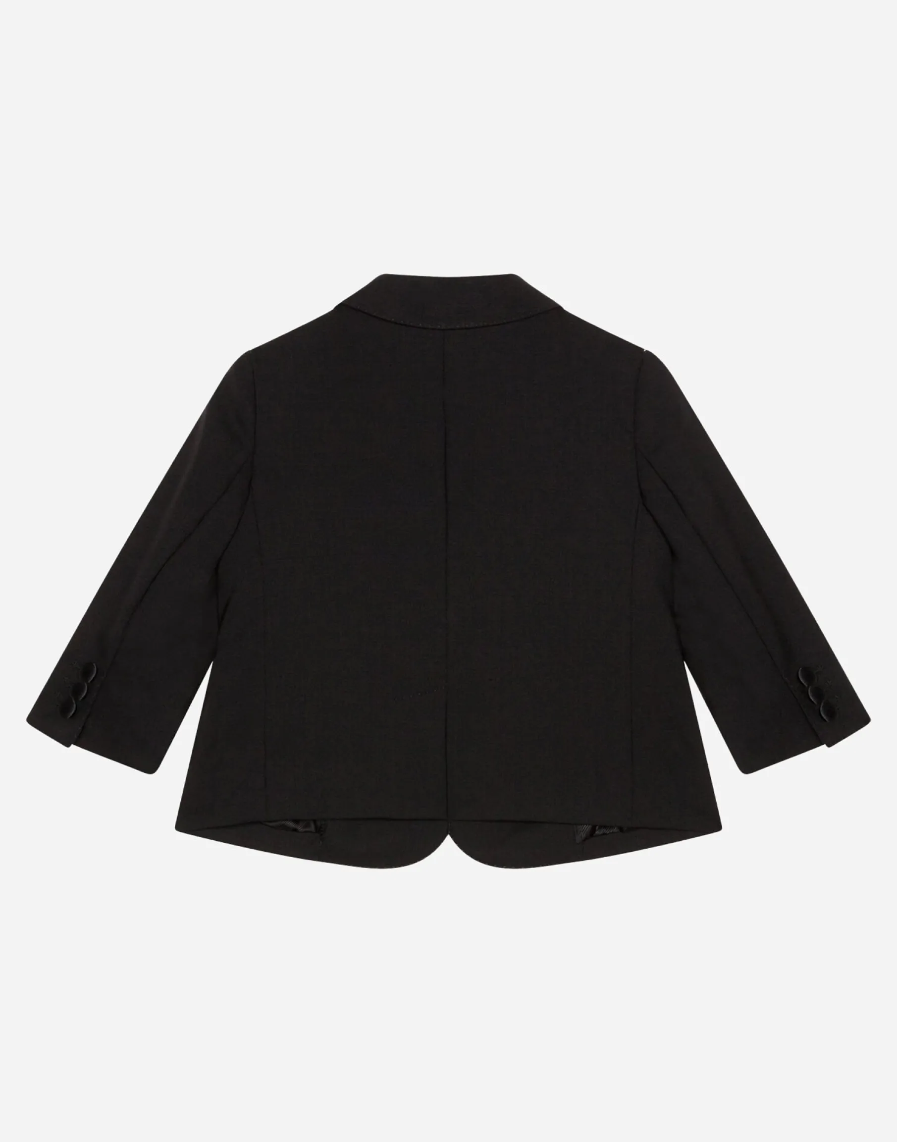 Single-breasted tuxedo suit in stretch wool