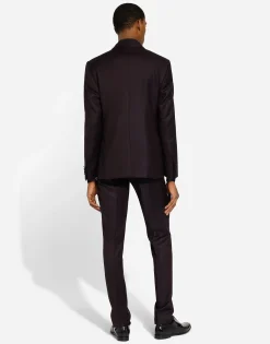Single-breasted tuxedo suit