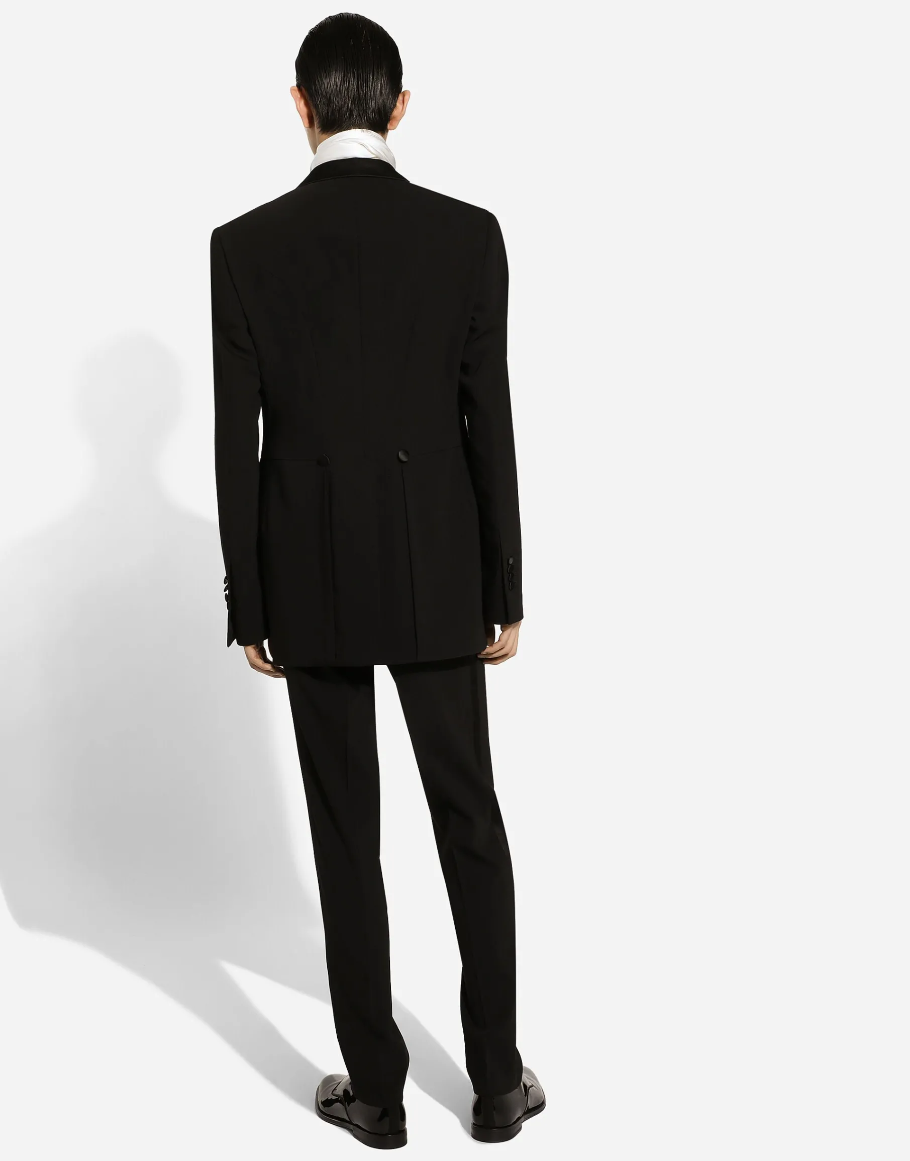 Single-breasted tuxedo suit