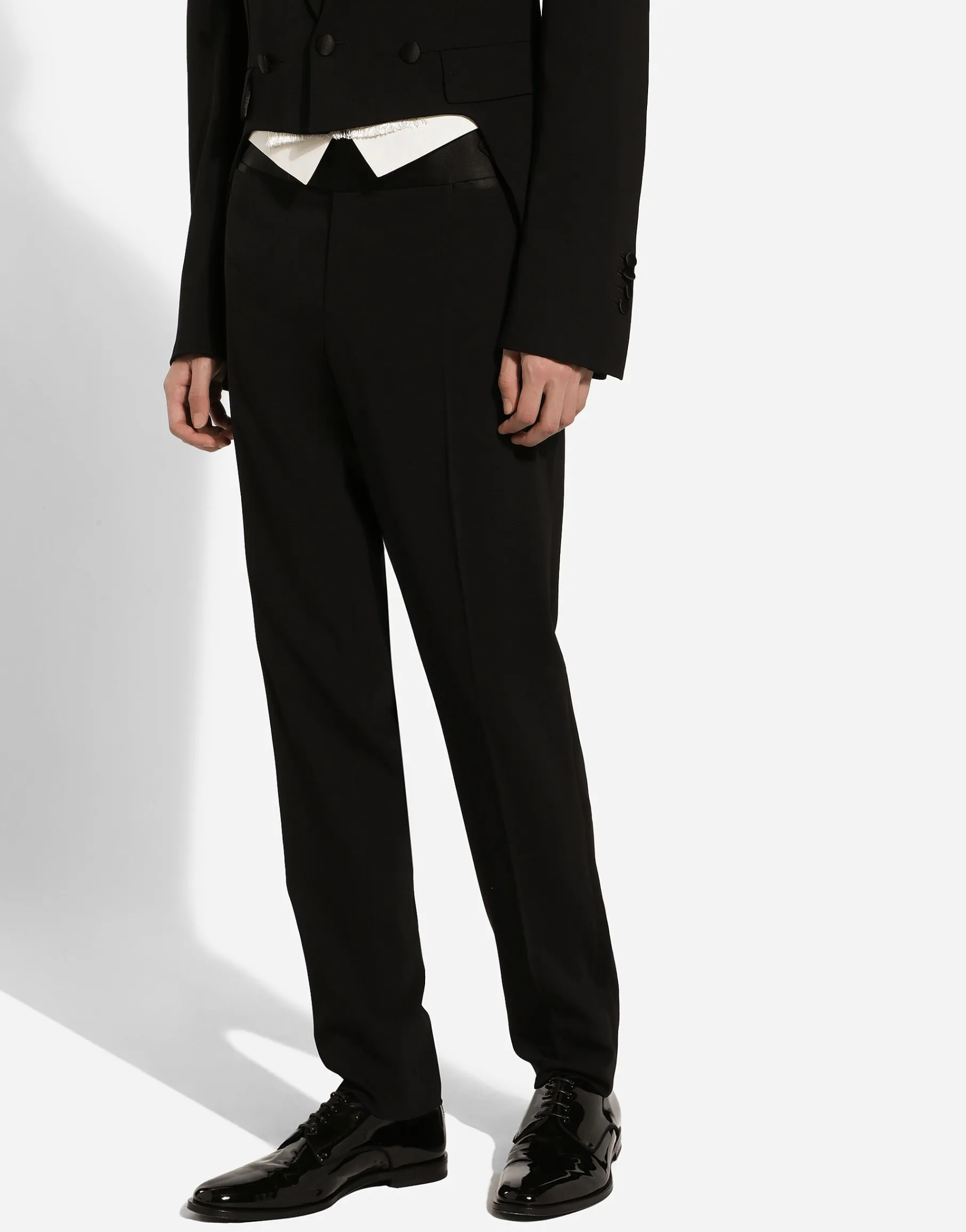 Single-breasted tuxedo suit
