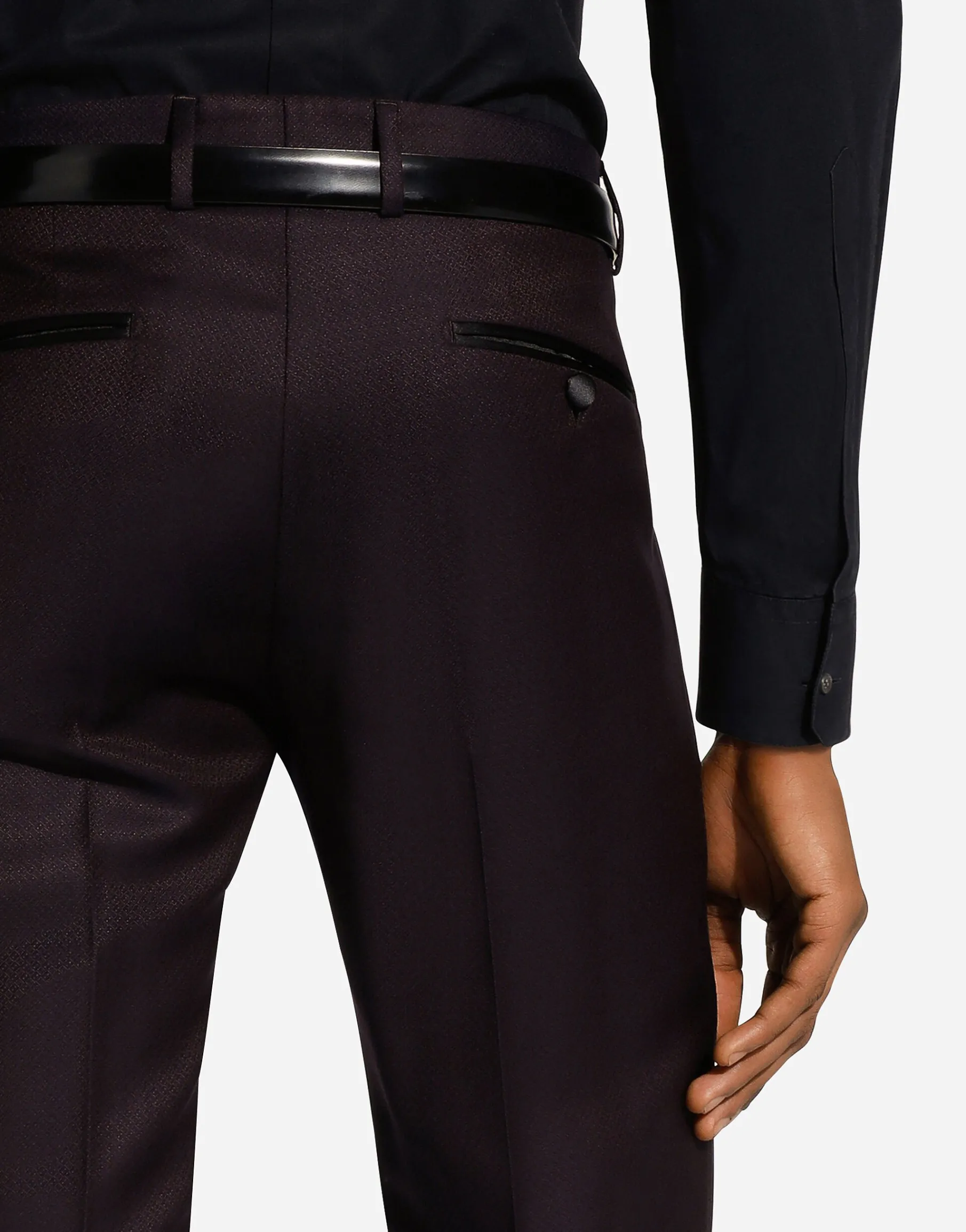 Single-breasted tuxedo suit