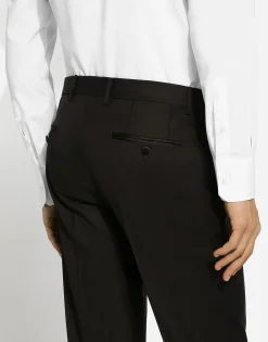 Single-breasted tuxedo suit
