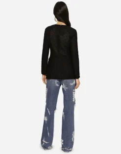 Single-breasted tweed jacket