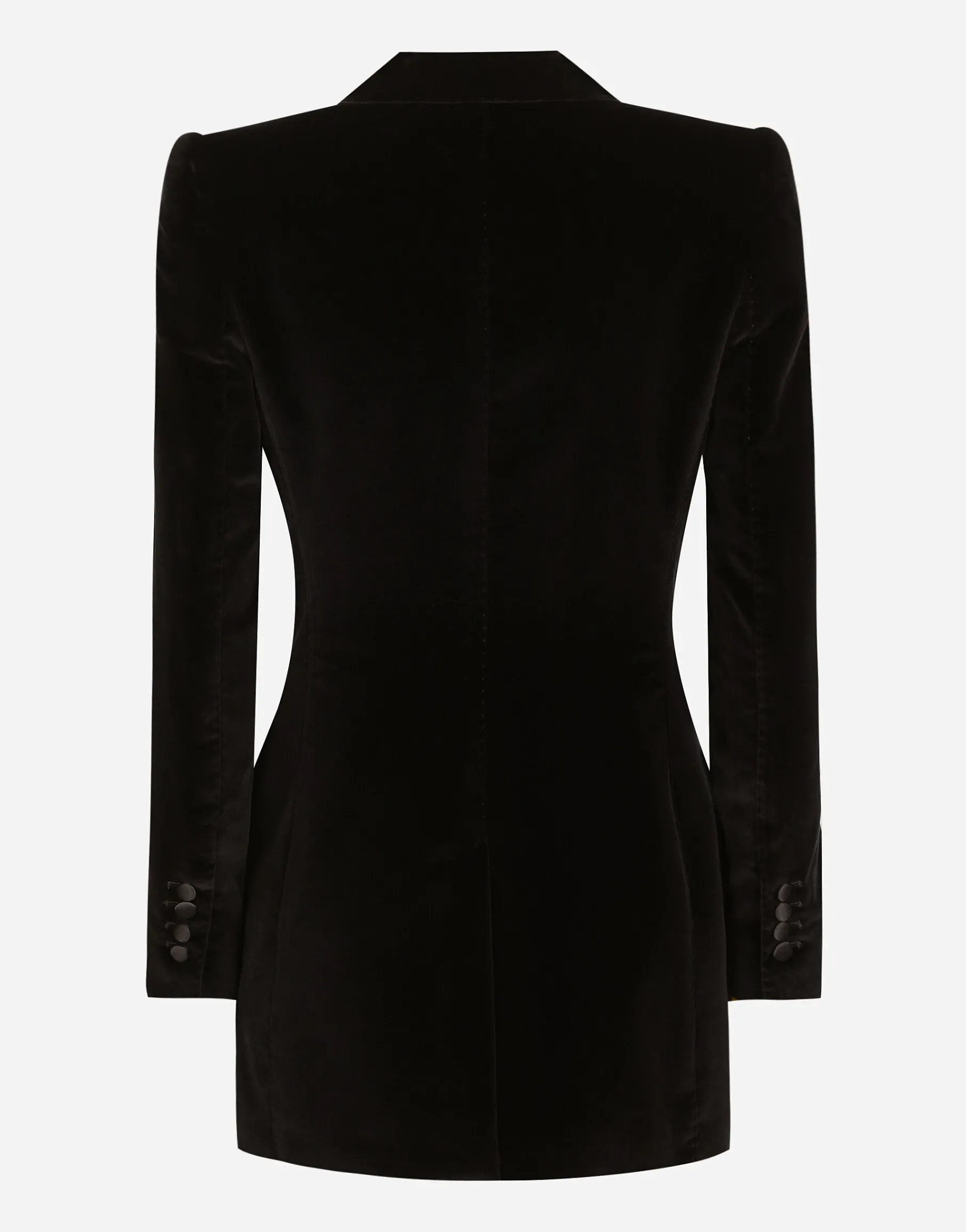 Single-breasted velvet Turlington tuxedo jacket