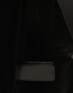 Single-breasted velvet Turlington tuxedo jacket