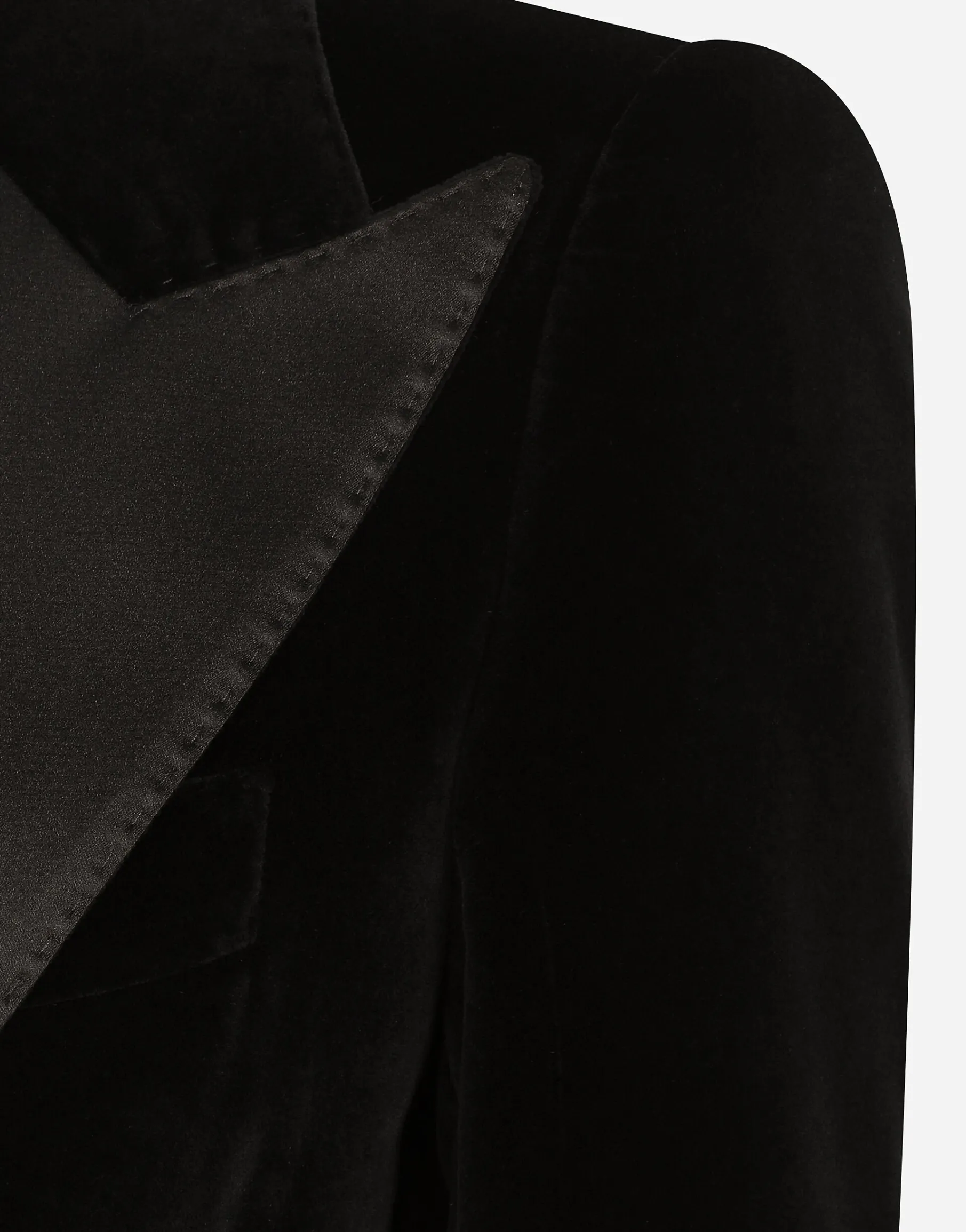 Single-breasted velvet Turlington tuxedo jacket