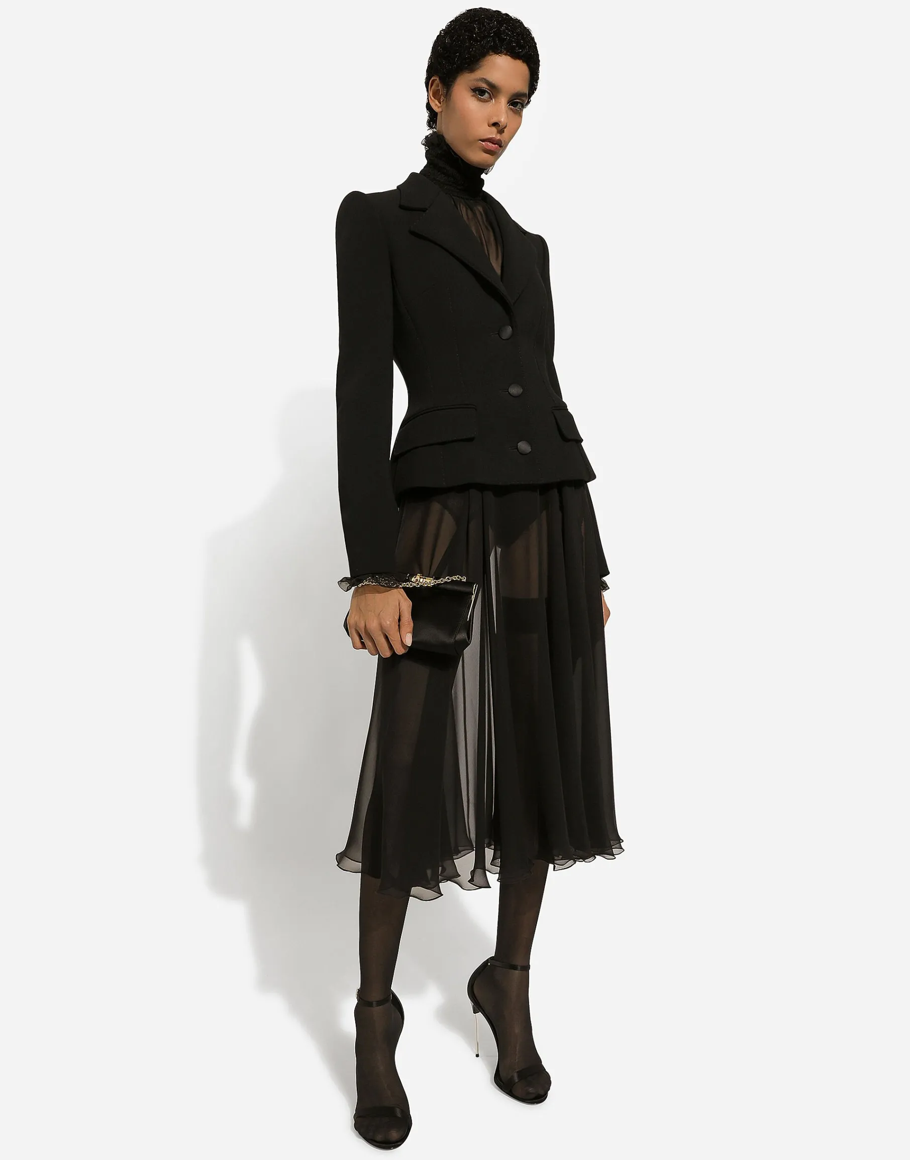 Single-breasted wool Dolce jacket