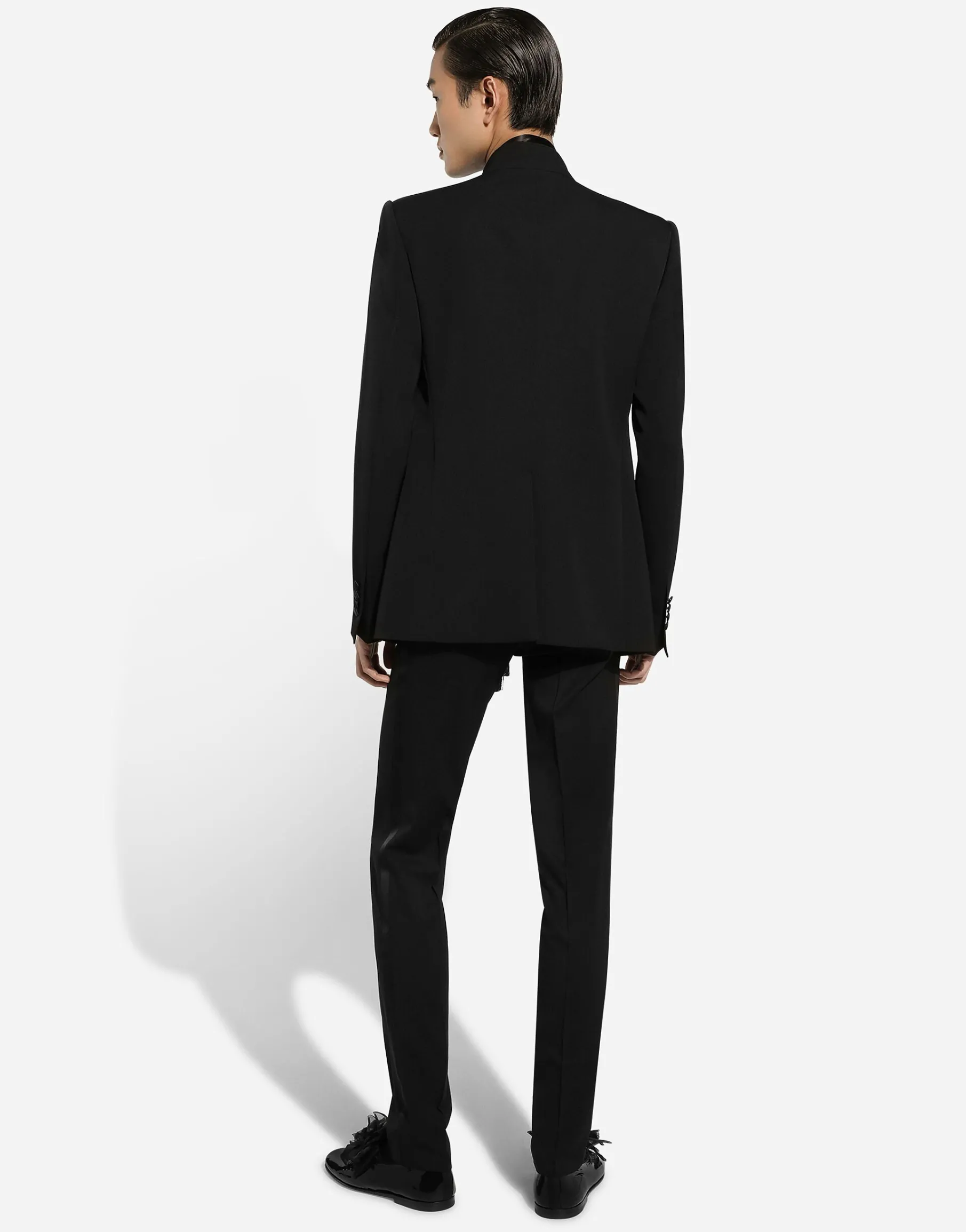 Single-breasted wool jacket