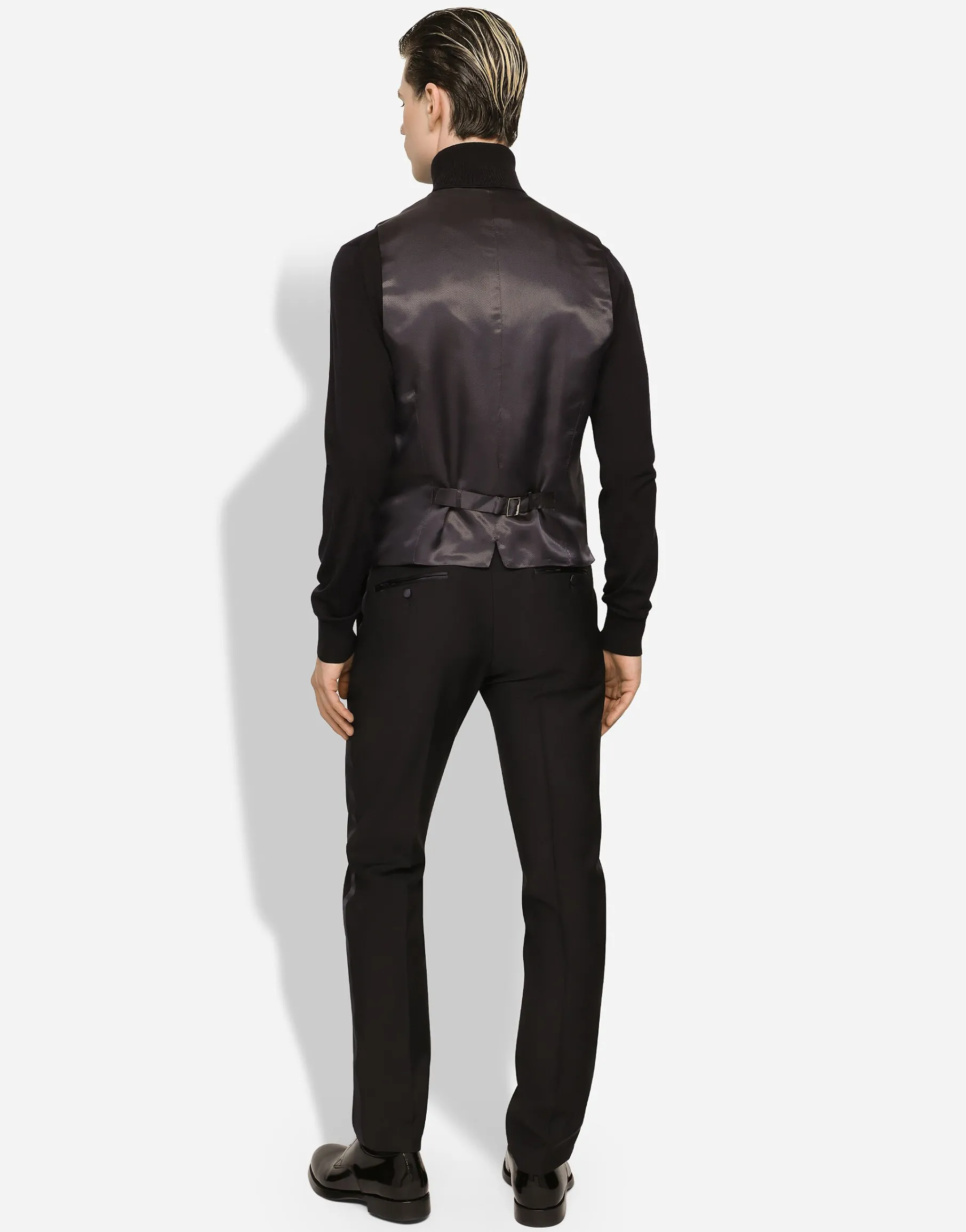 Single-breasted wool Martini-fit tuxedo suit