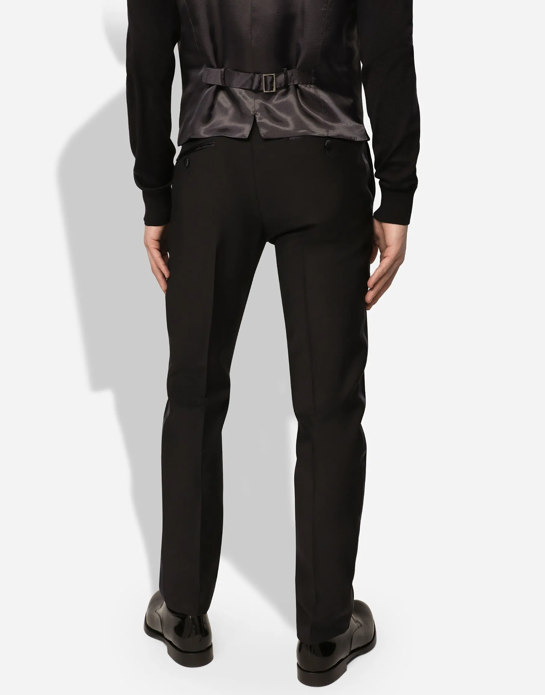 Single-breasted wool Martini-fit tuxedo suit