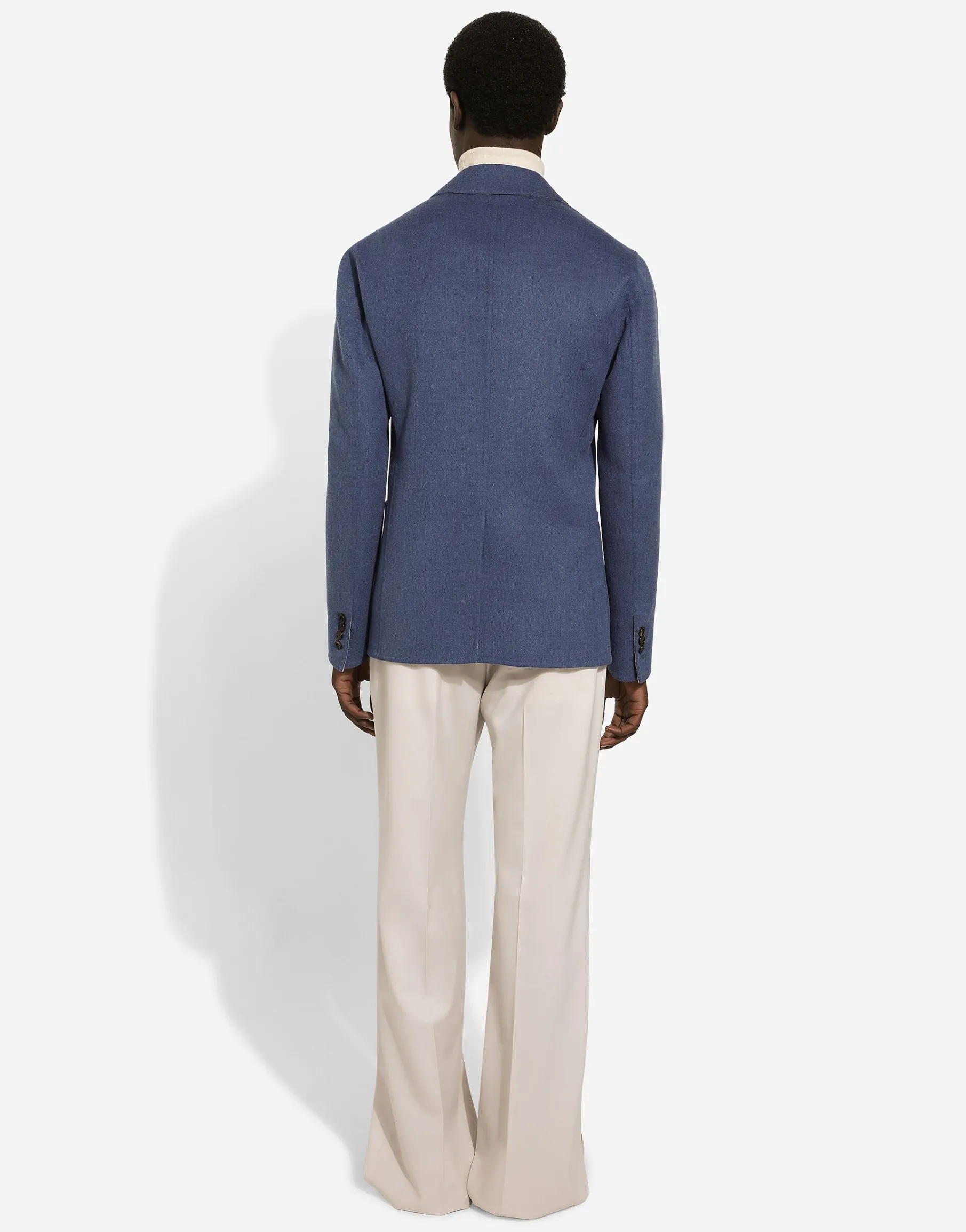 Single-breasted wool Portofino-fit jacket