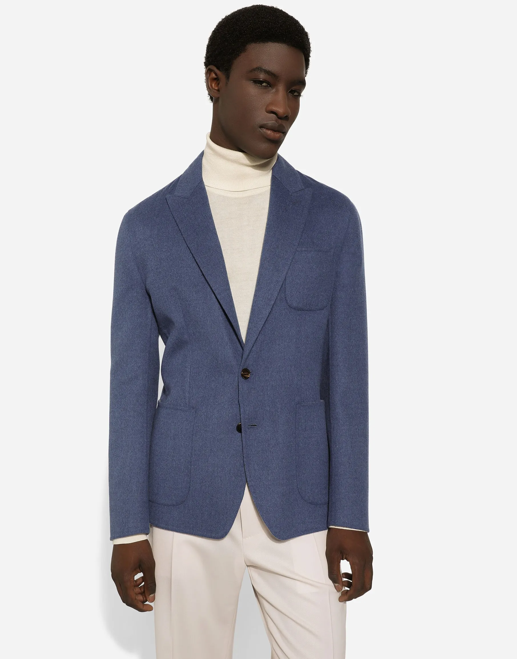 Single-breasted wool Portofino-fit jacket