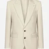 Single-breasted wool Sicilia-fit jacket