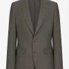 Single-breasted wool Taormina-fit jacket