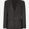 Single-breasted wool Taormina-fit jacket