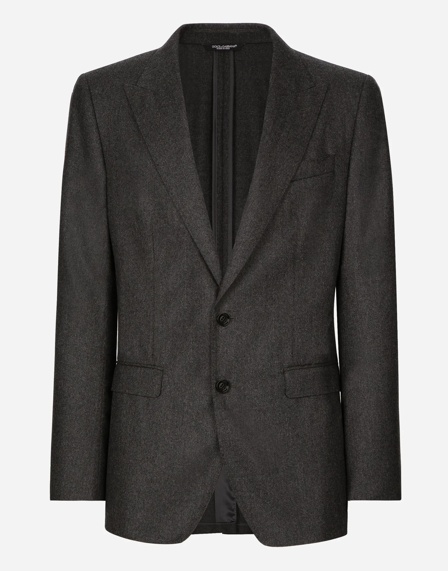 Single-breasted wool Taormina-fit jacket