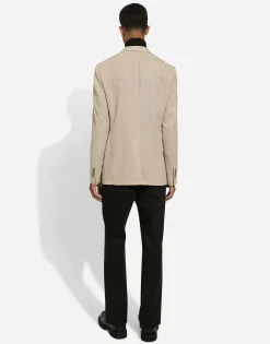 Single-breasted wool Taormina-fit jacket