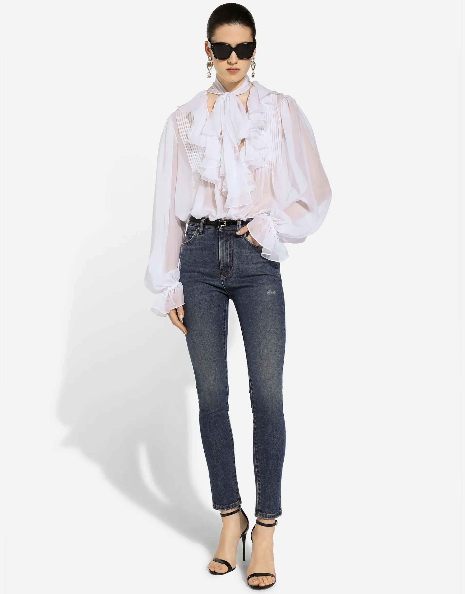 Skinny cotton denim Audrey jeans